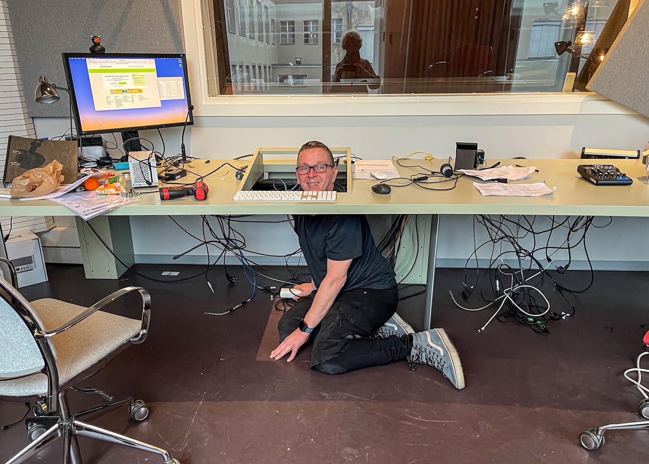 Aus dem schwungvollen Abbau...